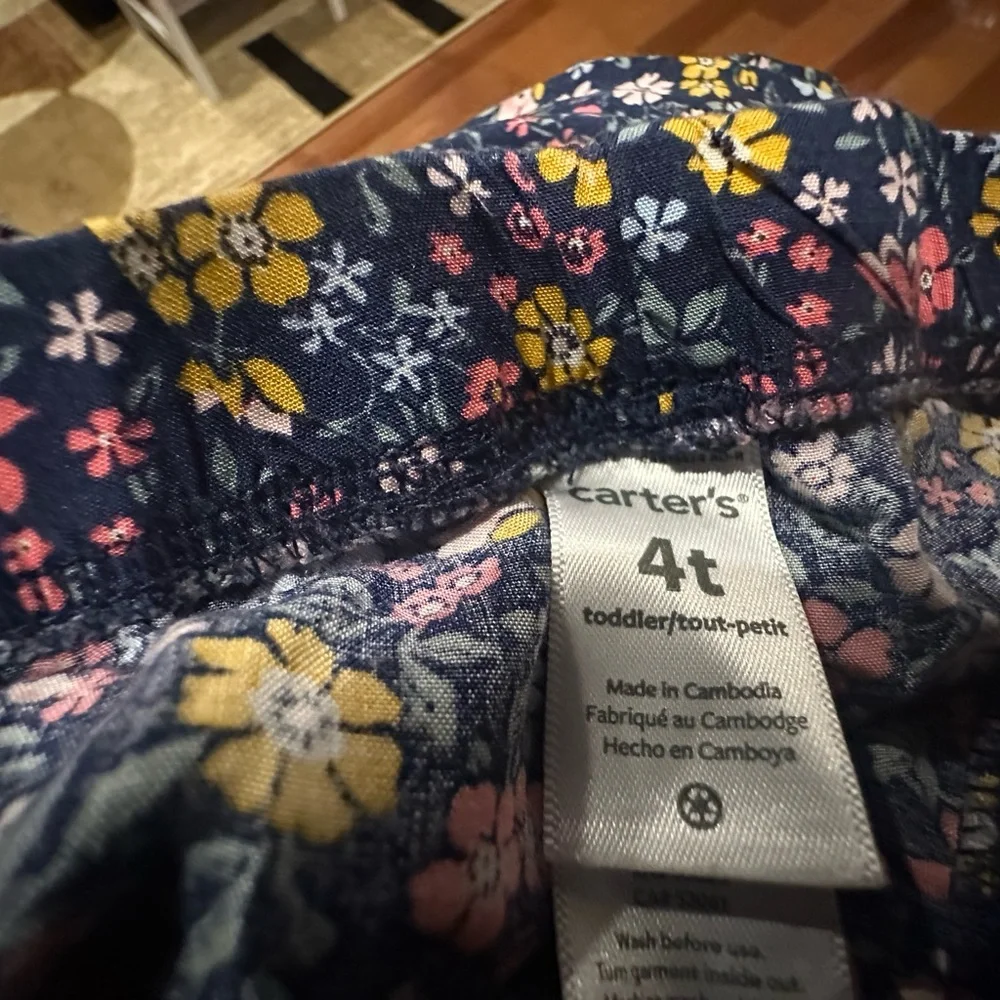 Floral Pants and Deer Hoodie Set